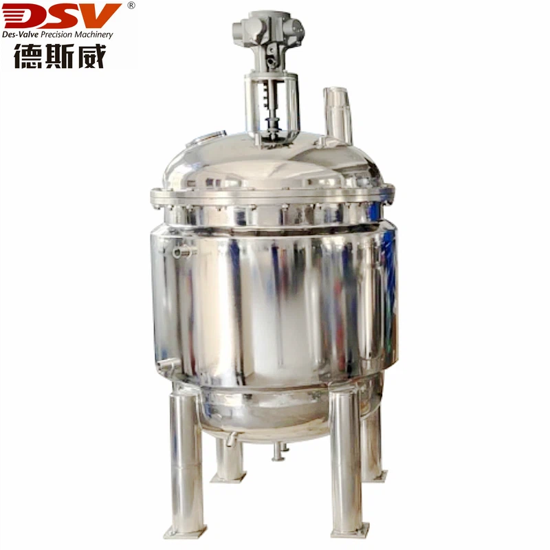 Jacketed Mixing Tank With Agitator Jacketed Mixing Tank With Agitator